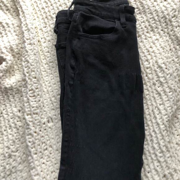 Black high-rise 360 super stretchy skinny jean - Picture 3 of 4